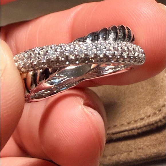 David Yurman Jewelry - David Yurman Silver and Black Women's Ring